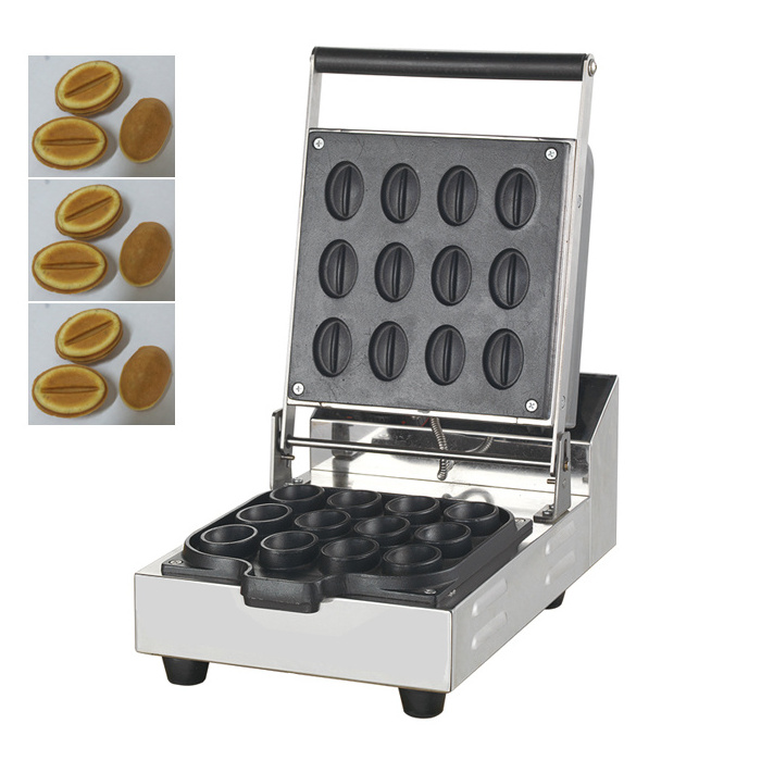 Chinese supply Snack delicious donut waffle food baker electric mini 4 hole manual donut maker