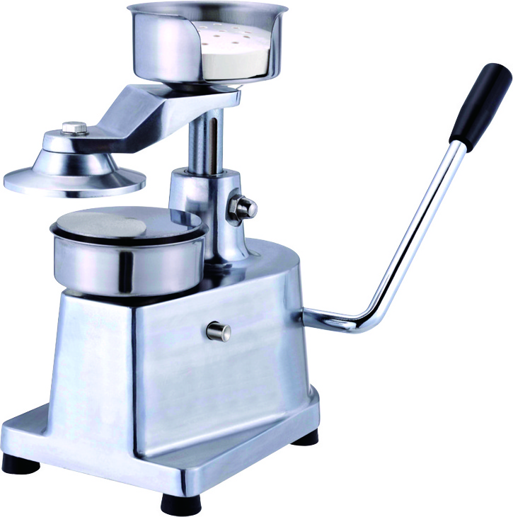 Manual stainless steel hamburger patty press maker