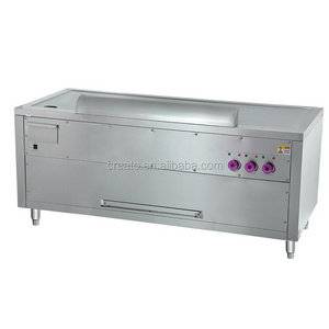 Commercial restaurant japanese teppanyaki table electric teppanyaki griddle