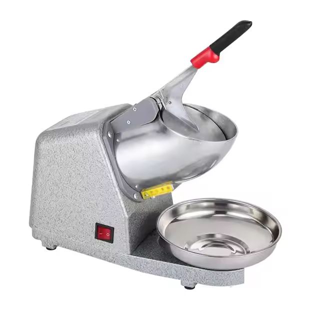 Two-Blade Aluminum body Electric Ice Crusher Automatic Household Application for Slushies