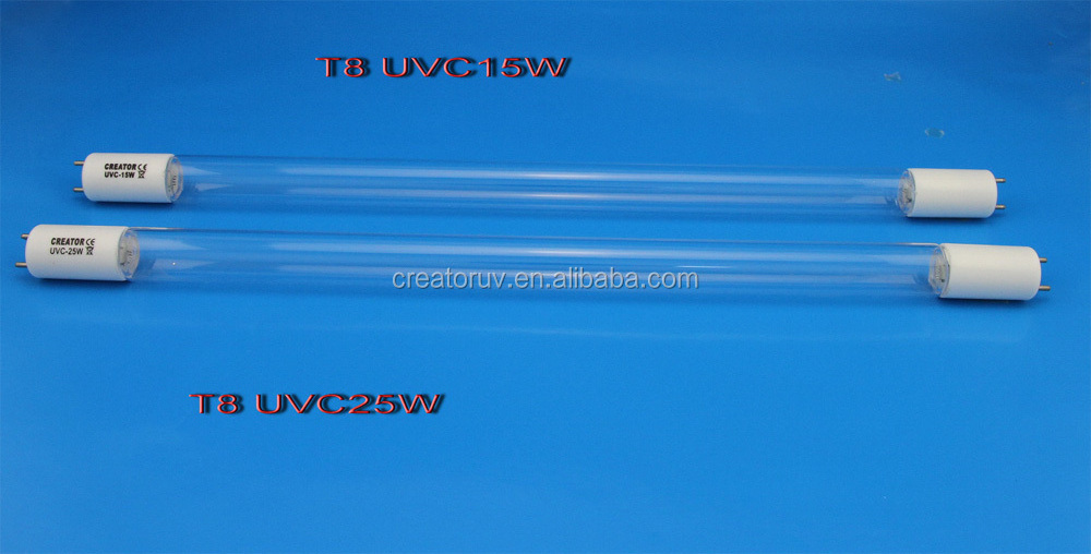 Creator T5 T6 T8 254nm 4/6/8/11/16/10/15/20/25/30/36/55/75W double ends 2 pins UVC lamps UV Bulbs