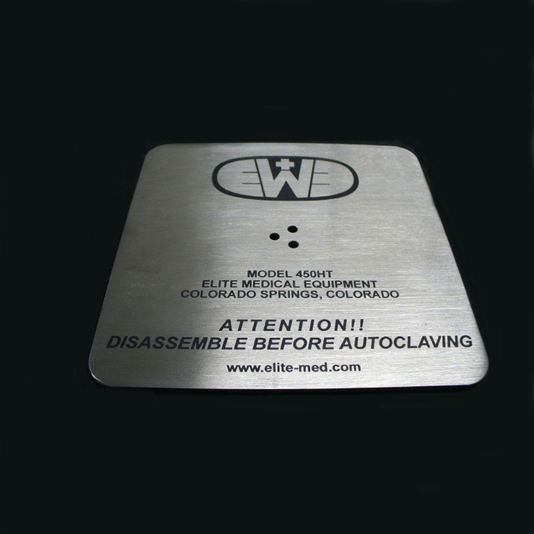 Custom Branded Laser Cut Stainless Steel Stencil Metal Plaques Precision Engraving