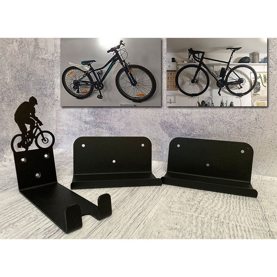 Custom Sheet Metal Fabrication Durable Metal Steel Mountain Bicycle Hanger Wall Mounted Bike Rack