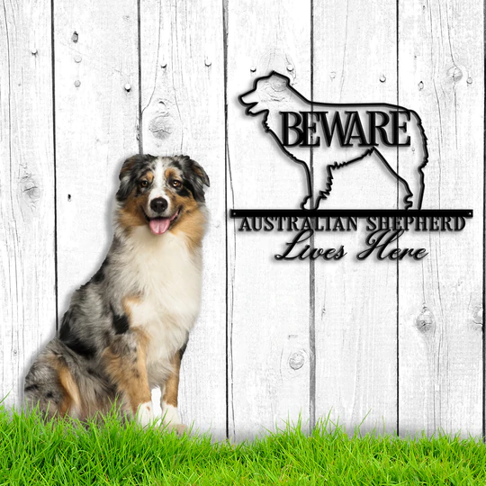 Wall Decor Personalized Doghouse Sign Metal Sign Dog Wall Art Pet Decor Dog House Decor