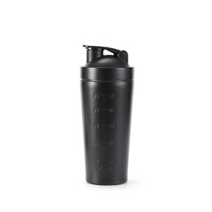 304 Stainless Steel Metal Shaker Bottle Gym Shaker Bottle Multifunctional Protein Shaker Large Capacity Graduated Cup