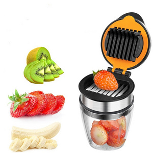 Multi functional kitchen cutter mushroom strawberry jujube fruit slicer