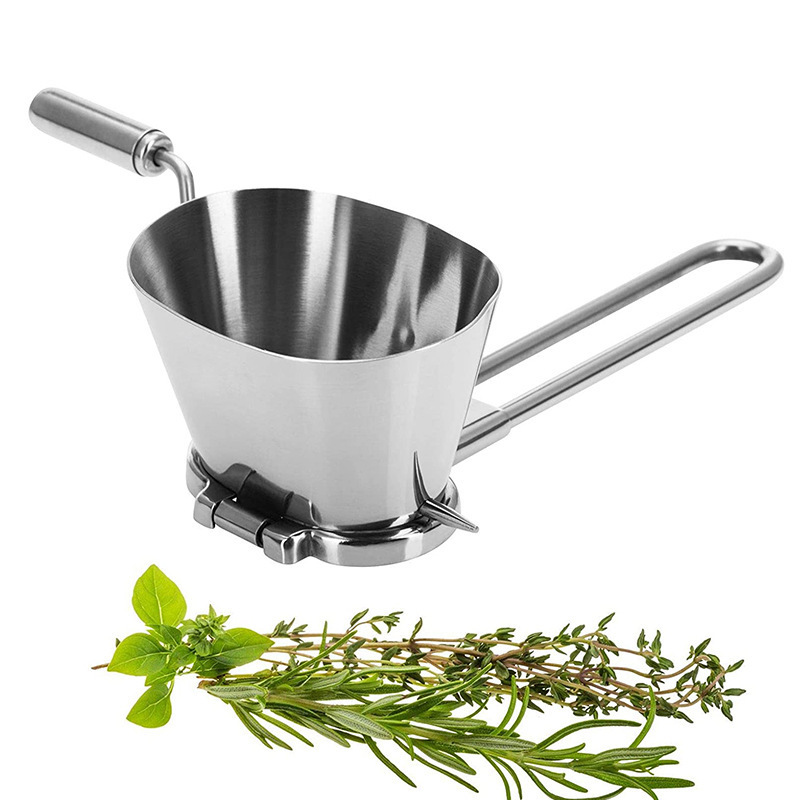 Kitchen gadget stainless steel multi-function vegetable chopper herb chopper seasoner manual cilantro chopper