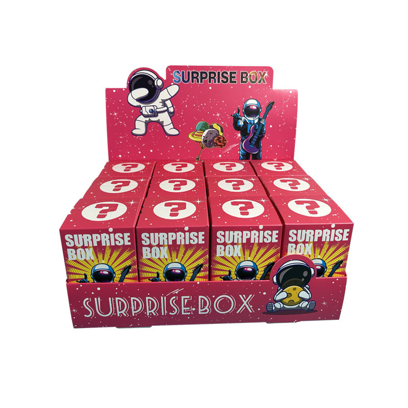 Astronaut surprise Box Empty Car Hanging Anime mini shoe Key Chain miraculous birthday gift Box blind mystery box