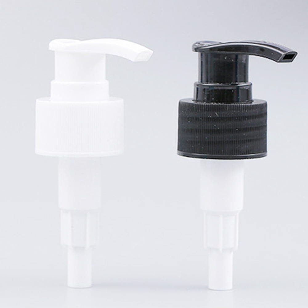 black white PP plastic cap for glass cream lotion bottle