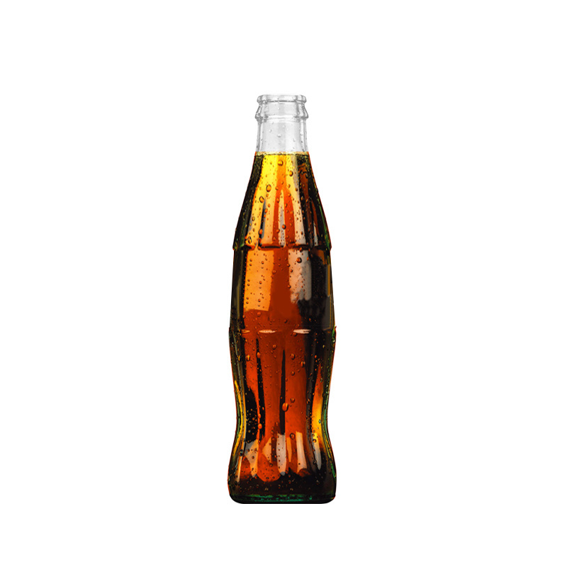 CD-235  150ml   Wholesale empty cheap price soda or juice clear glass beer glass bottles