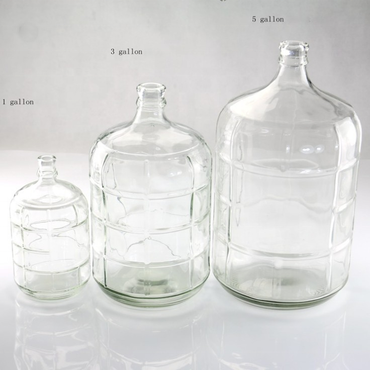 1 3 5 6 gallon water glass carboy wine glass bottle