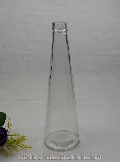 250ml 300ml 330ml Basil seed drink in glass bottle conical flask drinking bottle