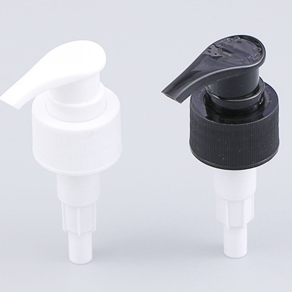 black white PP plastic cap for glass cream lotion bottle