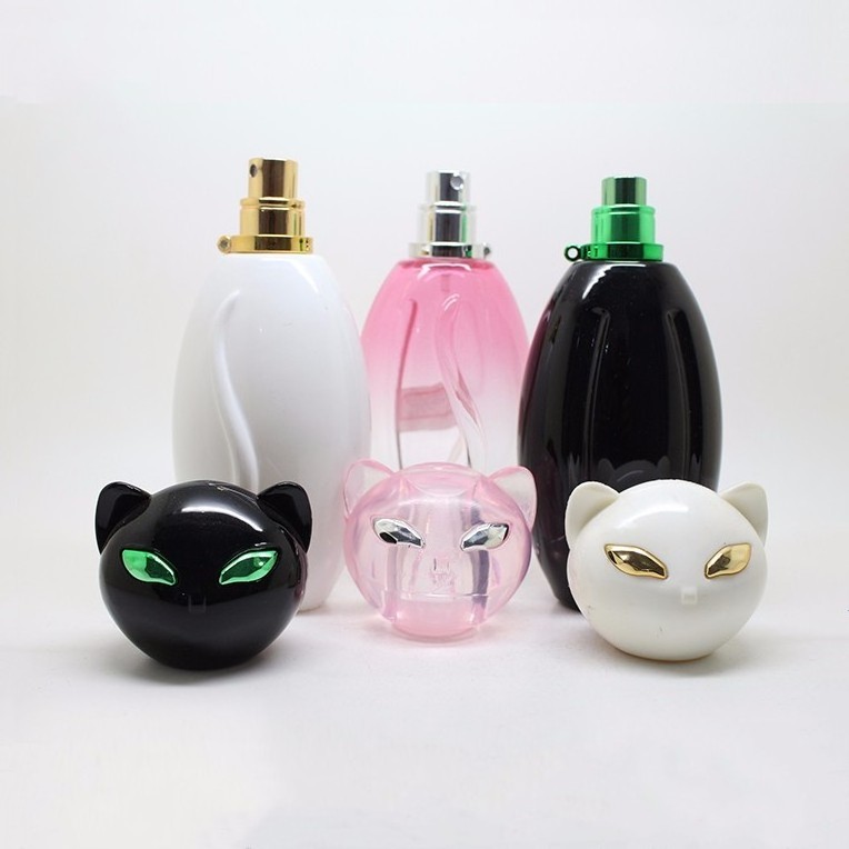 75ml unique cat shaped hot new design perfume bottle factory