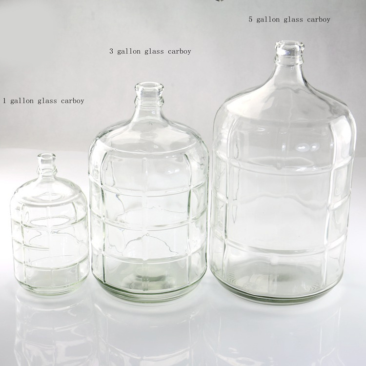 1 gallon 3 gallon 5 gallon glass carboy bottle for water and wine