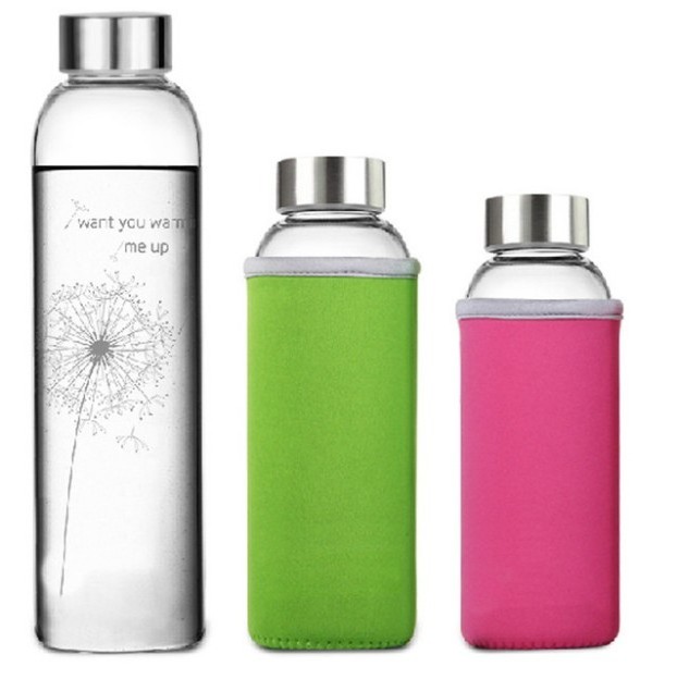 200ml 300ml 500ml 1000ml 16oz 1L premium glass soda lime kombucha bottles mineral water bottles with sleeve