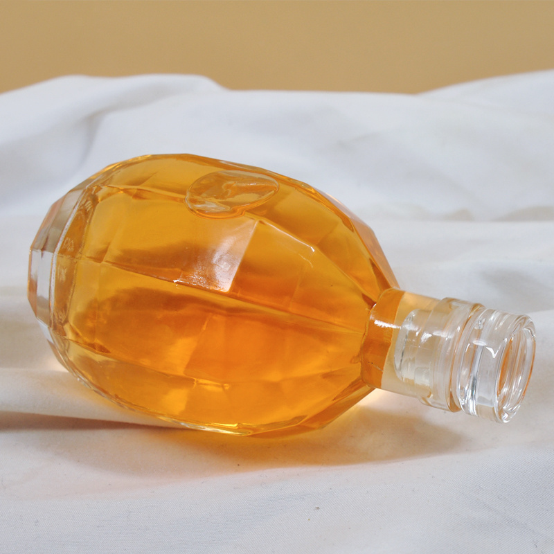 Grenade Shape Bottle 250ml 375ml 500ml 8oz 12oz 16oz Grenade Glass Bottle With Cork