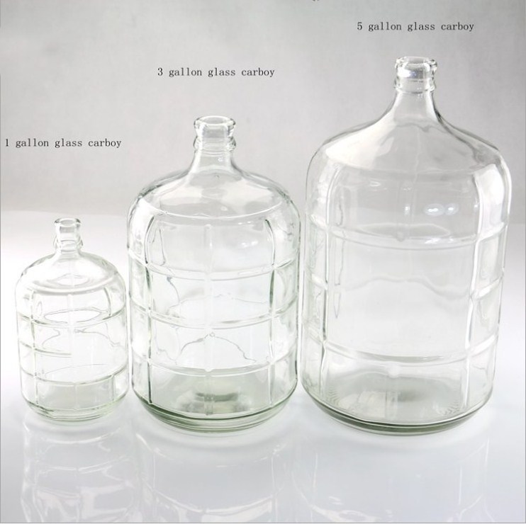 3 Gallon 5 Gallon Carboy glass bottle for water and wine