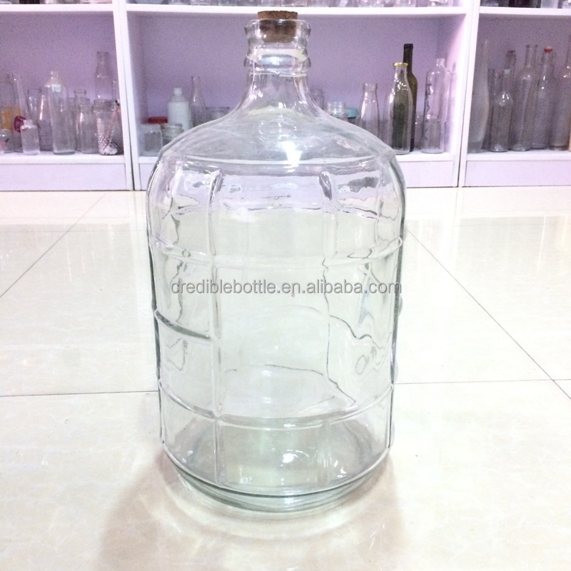 Transparent 1 Gallon Glass Jug 3 Gallon 5 Gallon 6 Gallon 6.5Gallon Glass Carboy