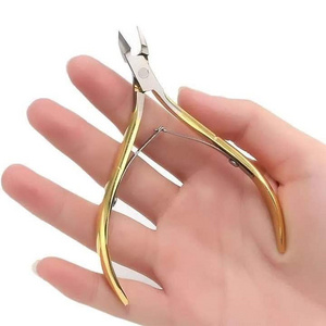 High Quality Hot Professional Stainless Steel Cuticle Nipper With Spring Dead Skin Remover From Pakistan