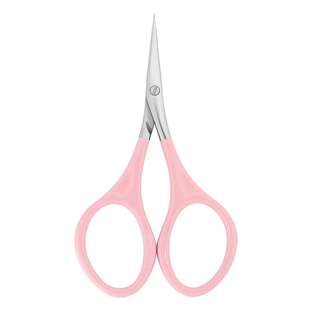 Wholesale Customized makeup manicure Mini Cuticle Baby Nail Scissors Stainless Steel Curved Blades from Pakistan