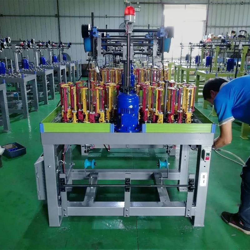 Credit Ocean Braiding Machine For Clothing Drawstring Factory rope textile machine High Speed  Lace Braiding Machine