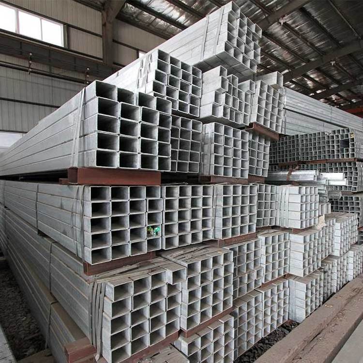 Square Tube Galvanized RHS 20x20 25x25 hollow section tube 40x40 50x50 20x40 40x60 100x150 /Galvanized Rectangular Steel Pipe