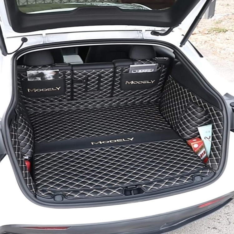 Creease Full Coverage Protective Dog Cover Mat Trunk Liner Rear Cargo Mat Fit Tesla Model Y Car Accessories Electronic