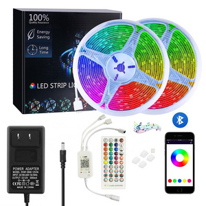 LED Strip Lights Ultra Long 20M RGB 5050 Color Changing LED Light Strips Kit with 44 Keys Remote for Bedroom