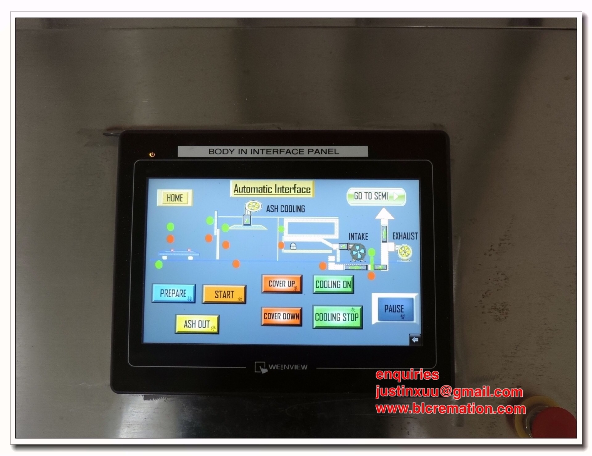 CE Cremation Machine Movable No smoke No smell Electrical System Emergency Cadaver Incinerator 2022