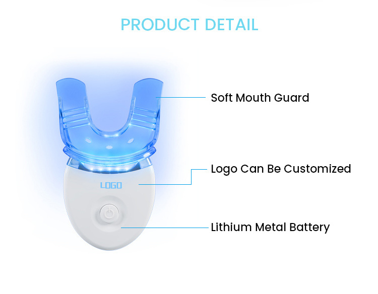 Wholesale  UV Teeth Whitening Kit  Led Light With Dental Bleaching Gel Syringe Home Use Teeth Whitening Kits Private Label