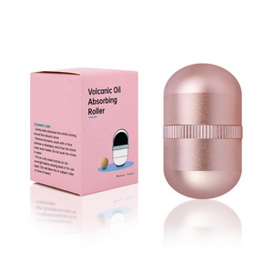 2023Home Beauty Skin Care  tools  Portable Mini Oil-absorbing roller Volcanic stone Face Roller  Oil-control Face oil pill