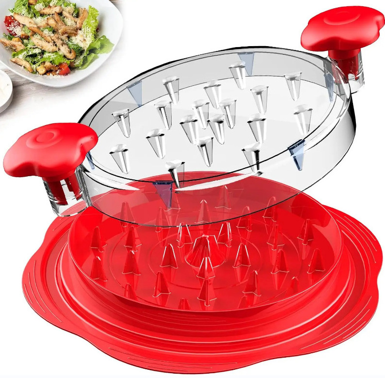 Wholesale Manual Chicken Shredder BBQ Pork Beef Chicken Masher Plastic Kitchen Meat Shredding Tool Cooked Chicken Grinder