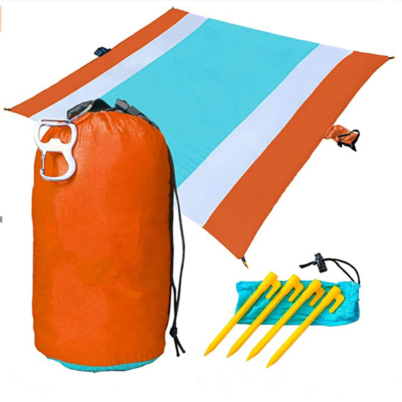 Beach mat mini waterproof sand mat ultra light portable carpet outdoor camping beach supplies