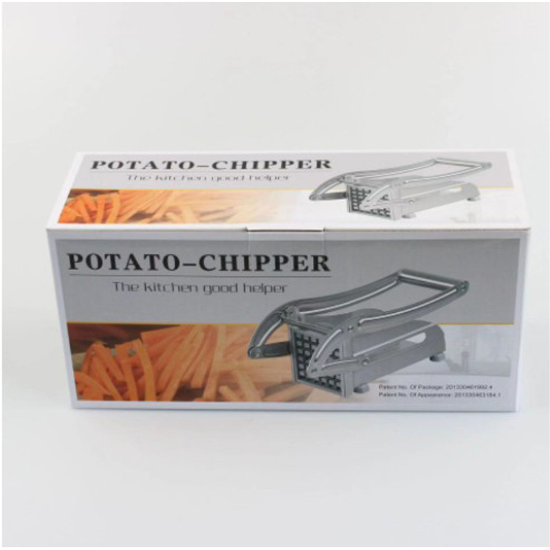 Factory Supply Hot Sale Stainless Steel Potato Slicer French Fry Cutter Manual Vegetable Potato Shredder Kitchen Chipper Machine