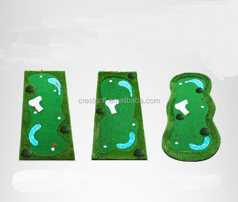 PGM Golf Putting Green Artificial Grass Mini Golf Course Bunker Puddle