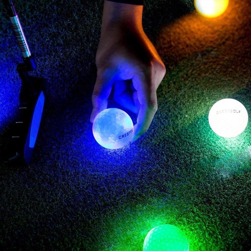 6Pcs/Box Light Up Glow In The Dark Night LED Golf Balls