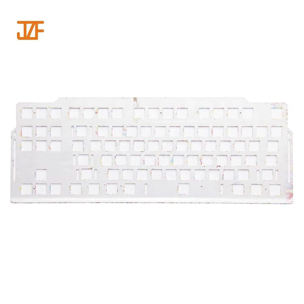 DIY Multi color option Mechanical keyboard 60% PCB Anodized Aluminum positioning plate 75% keyboard case for 87 keys GH60 POKER2