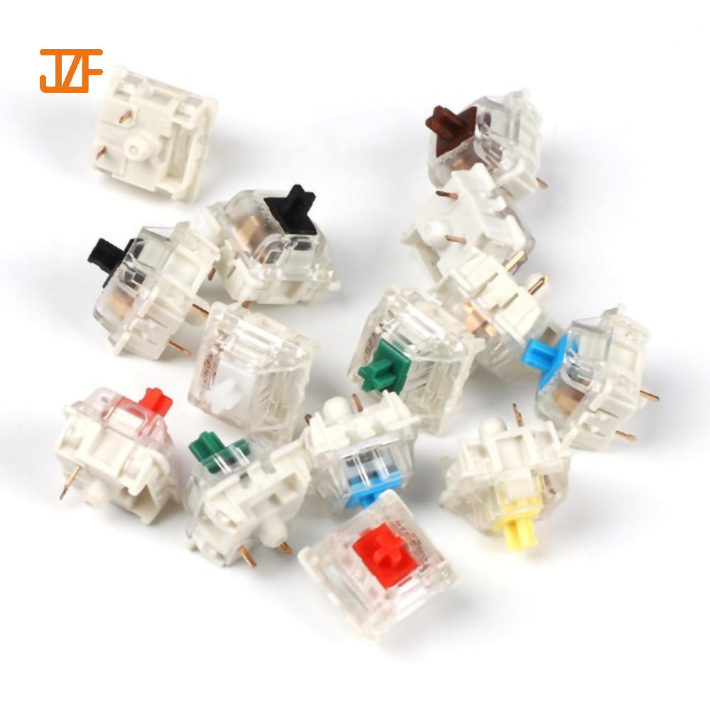 Gateron G Pro 2.0 Switches SMD RGB Linear Tactile Lube Switch 3Pin Spotlight for Mechanical Keyboard Red Blue Black Brown Yellow