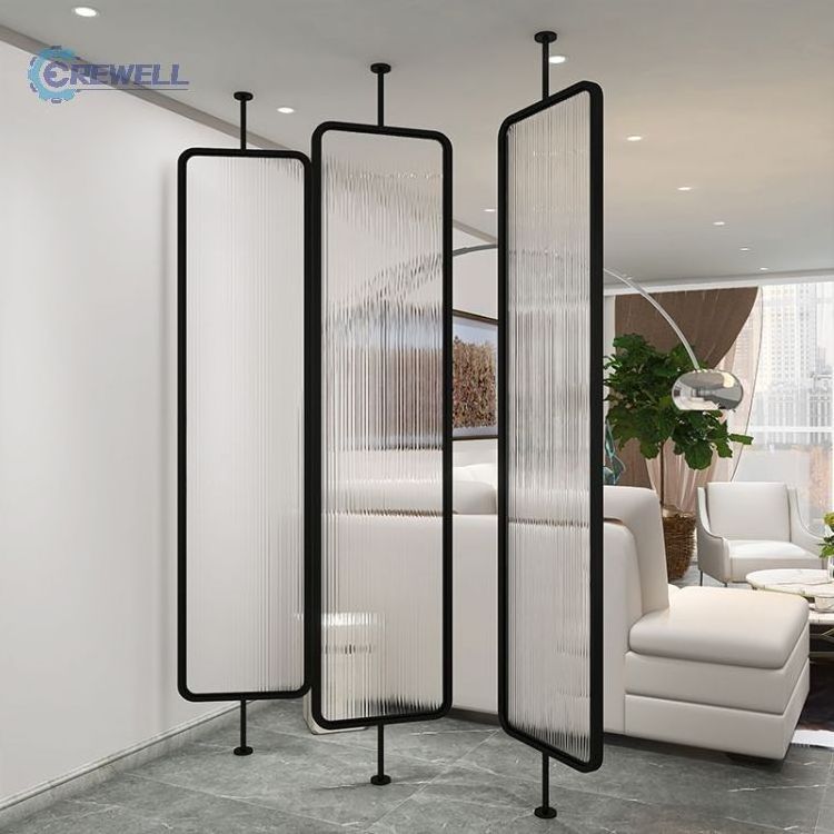 Decorative make a room mild steel antique copper satin hollow out room divider for home improvement