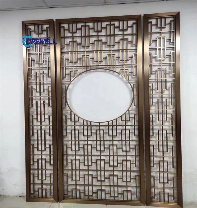 Factory direct wholesale retro style powder coating screens room dividers for home decor