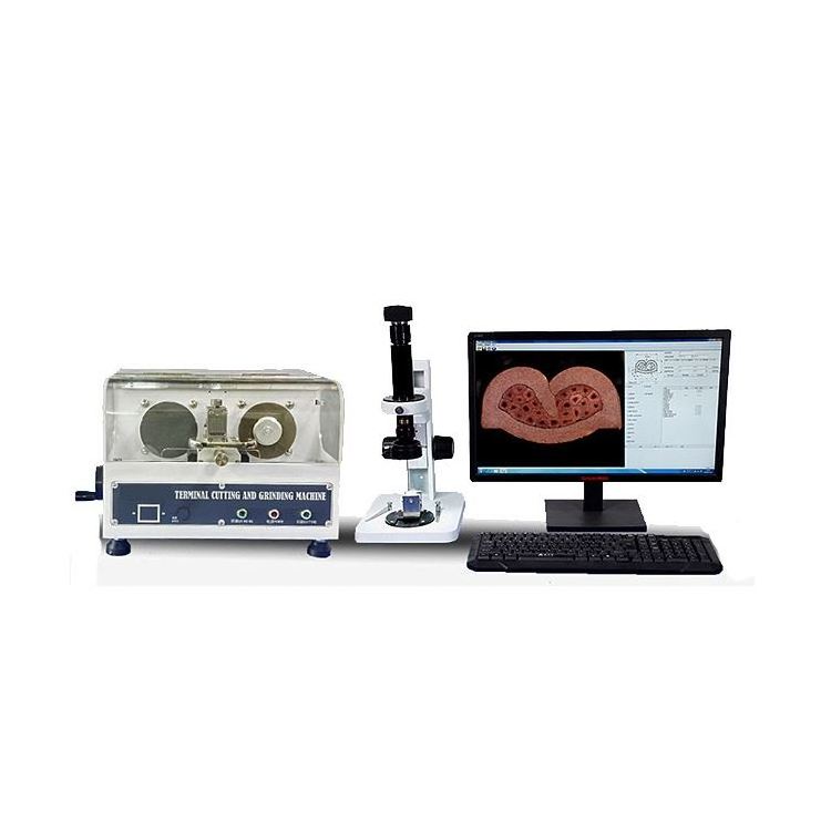 Wire harness terminal connector analysis system tester crimping cross section desktop terminal cross section analyzer machine