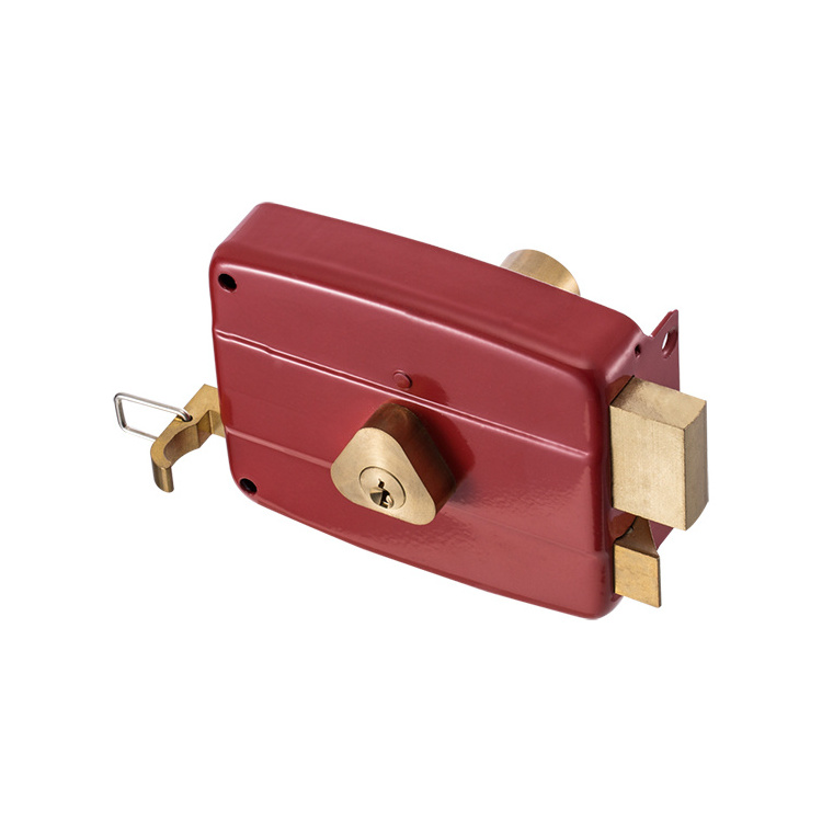 CRITERION Brass home door lock cylinder multi point africa rim door lock with Brass Latch