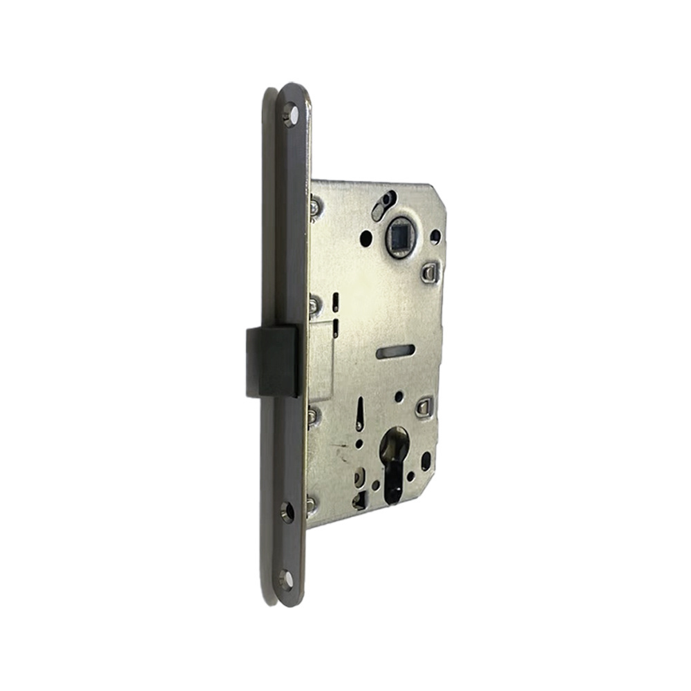 Italy use plastic latch mute mortise lock body,door mortise interior magnet silent door lock body