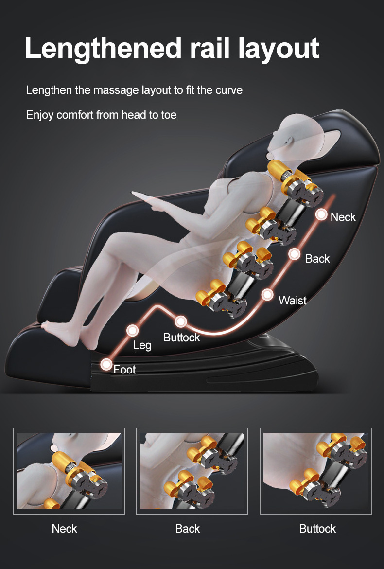 Ningde Crius C8007-15 Design Body Massager Full Body Massage Chair 4D Zero Gravity Shiatsu Electric Cheap Luxury Home Office OEM