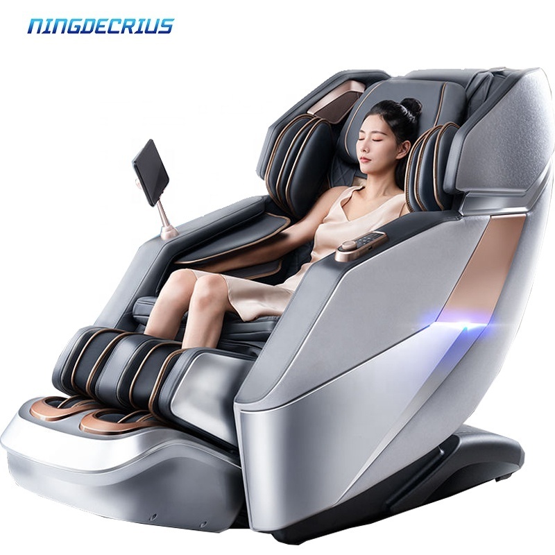 NINGDECRIUS 2023 Hot Sell Full Body Massage Chair Luxury 4D Zero Gravity  Shiatsu Electric Heating  SL Track Massage Chair