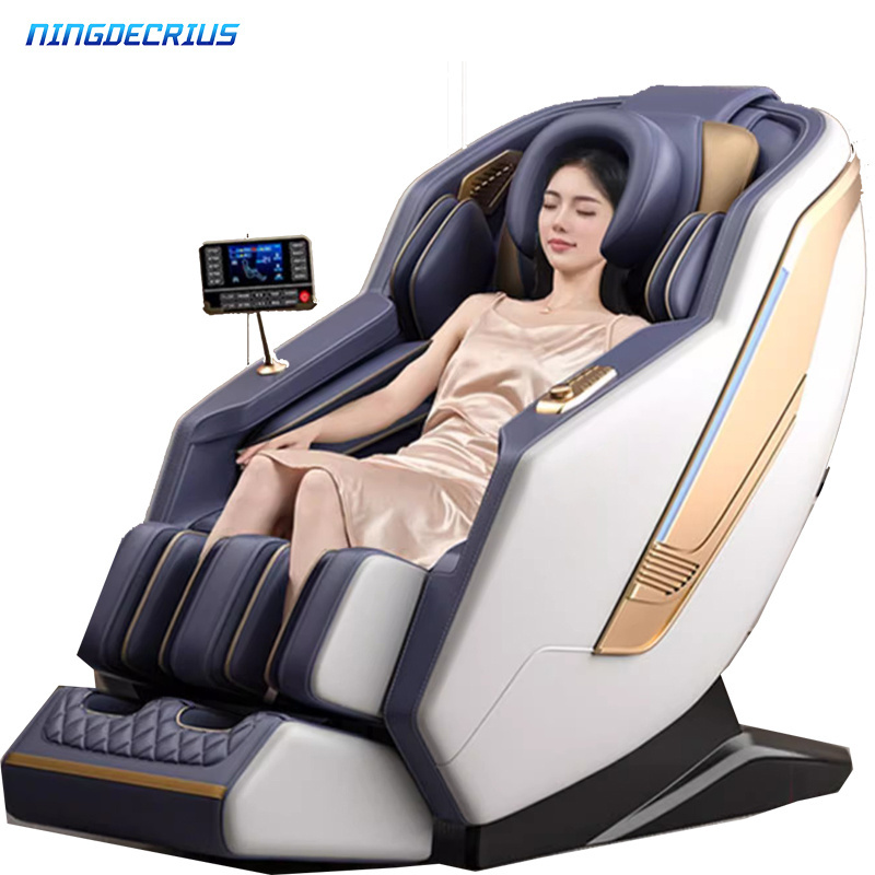 NINGDECRIUS 2023 New Design 4D Luxury Full Body Zero Gravity Massage Chair Electric Body SL Track Shiatsu Recliner Massage Chair