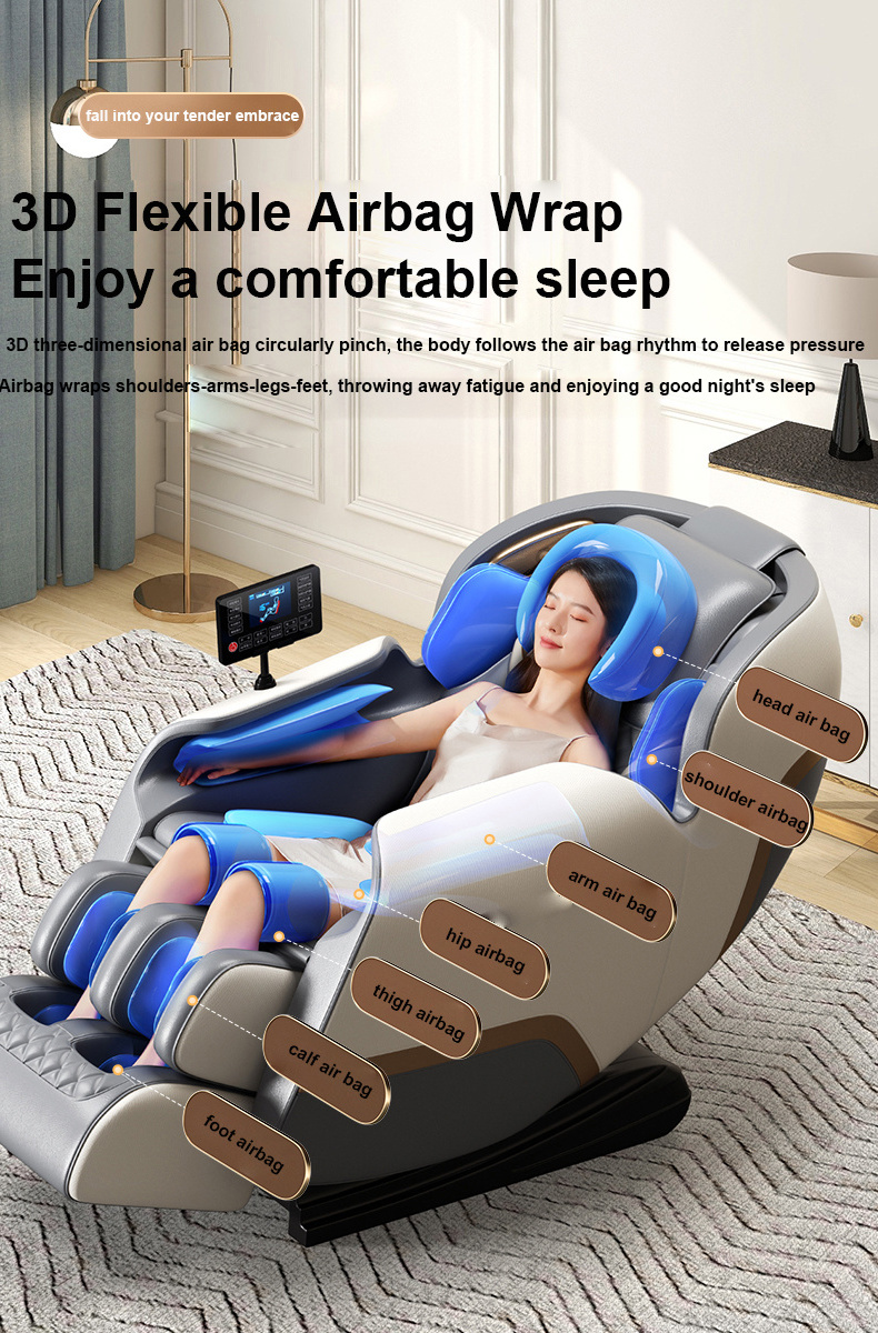 Ningdecrius 2022 Thai Massage 4D Fully Automatic Full Body Massager Zero Gravity Folding Recliner 3d Zero Gravity Massage Chair