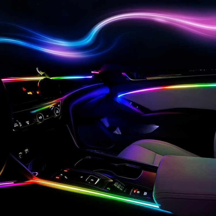 New style Car Light Strip Color Changing Led Neon Ambient Light Led Light Strip For Car