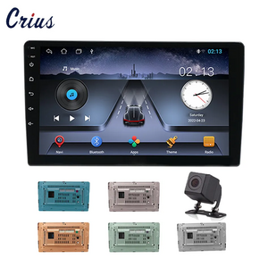 Android car radio with carplay Gift camera and frame car DVD radio 7/9/10 inch 2din gps player with touch screen